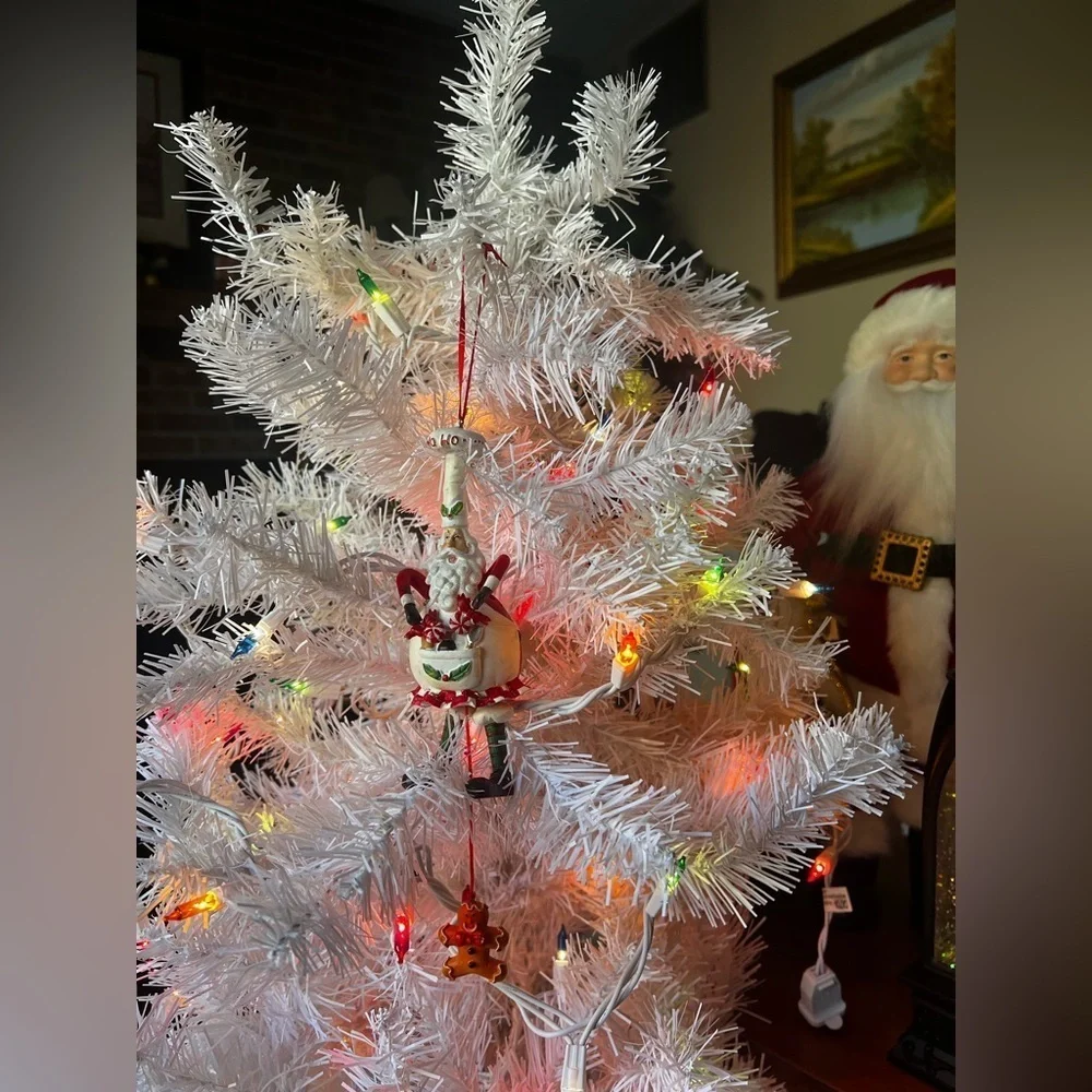 ❤️ 11” Santa Clause Gingerbread Man Christmas Ornament